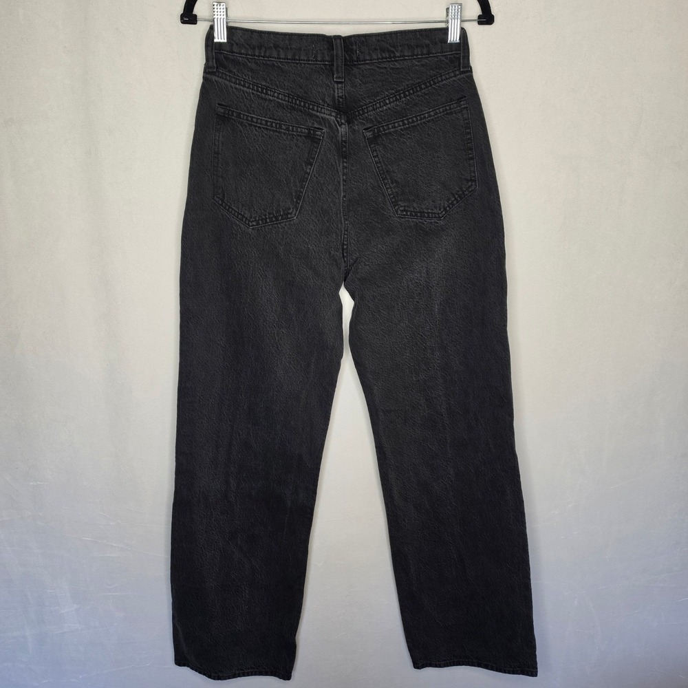 Abercrombie & Fitch The Loose High Rise Jeans Washed Black 26 2R - Picture 2 of 11